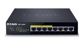 DGS 1008P SWITCH 8 PTS 10 100 1000 4 PoE NO ADMINISTRABLE Telnet