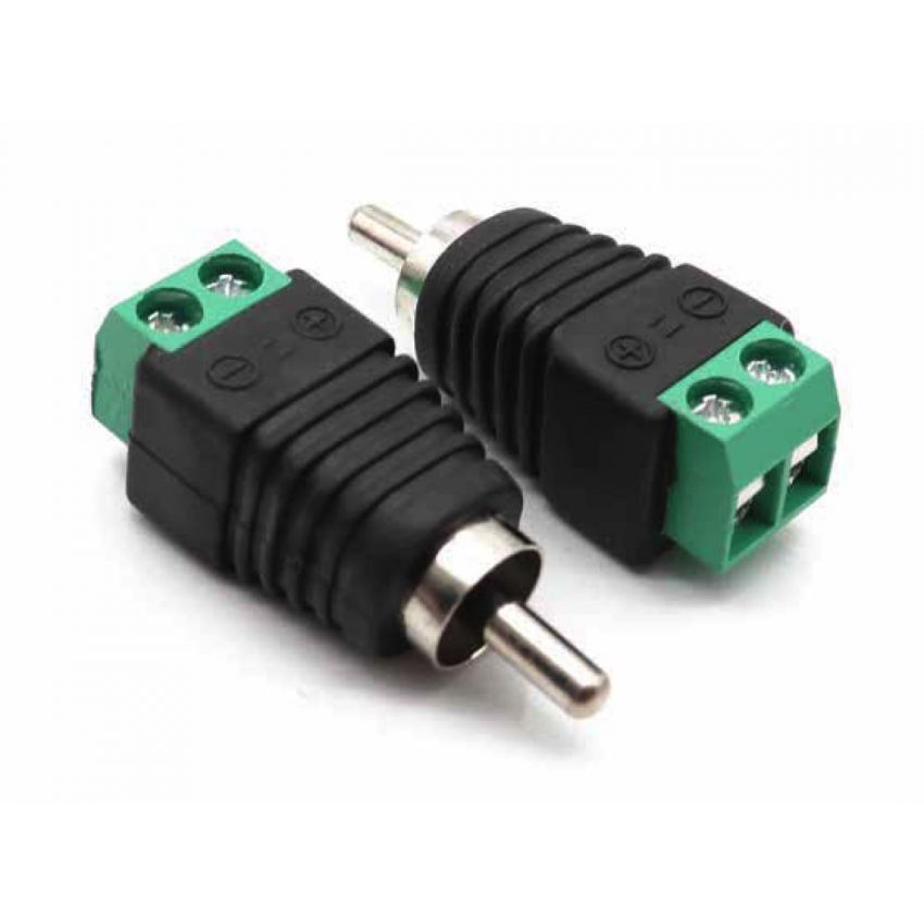 ADRCA ADAPTADOR RCA PARA AUDIO EN CÁMARAS CON CONTACTO ATORNILLADO, CATCOM