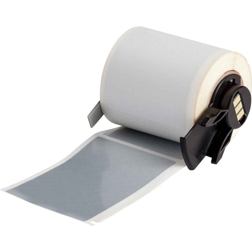 PTL-37-7576 ETIQUETA POLYESTER METALIZADO 1.9inHx3inW RL