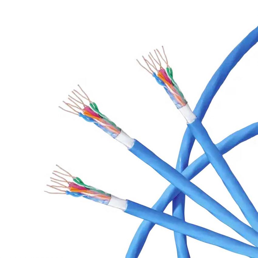 CAT-SFTP6002MF CABLE MULTIFILAR CAT. 6 26AWG BLINDADO SFTP AZUL