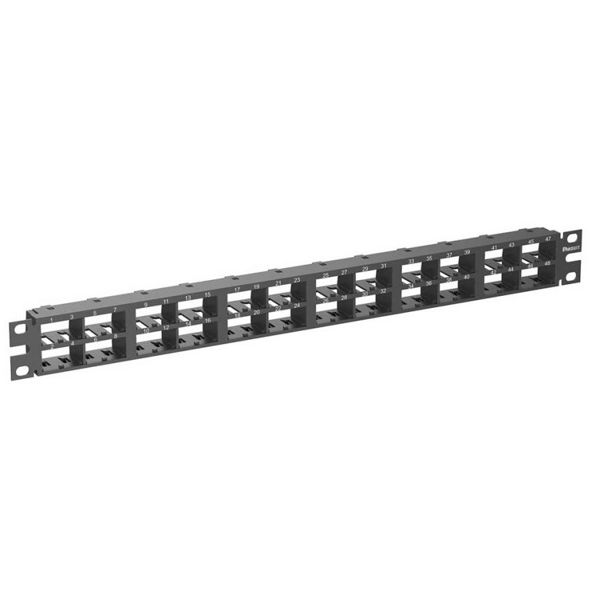 CPP48HDVNSWBL PATCH PANEL MODULAR 48PUERTOS 1RU ALTA DENSIDAD