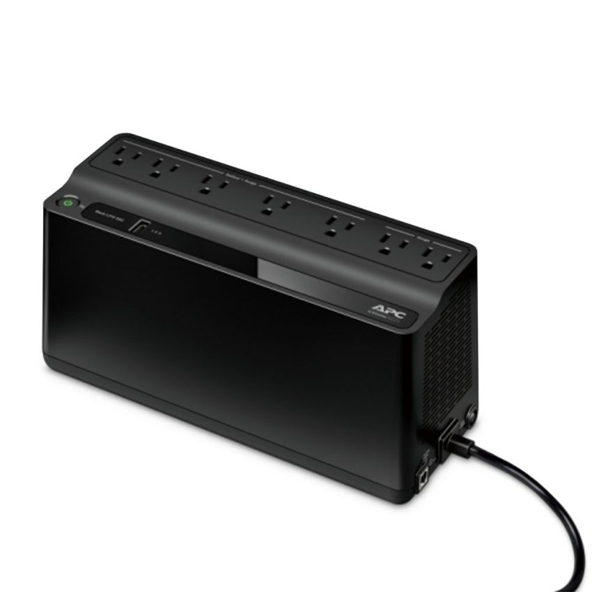 BE600M1-LM UPS DE RESPALDO 600VA/120V (2) NEMA 5-15R (5) NEMA 5-15R + 1PTO USB