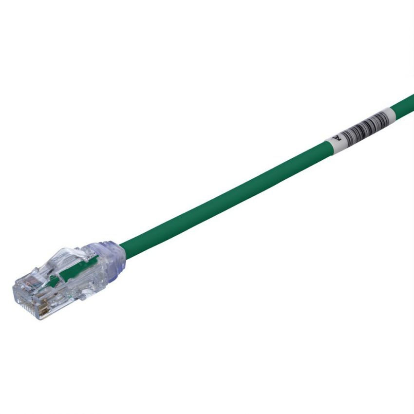 UTP28X1GR PATCH CORD UTP CAT6A 28AWG 1FT COLOR VERDE