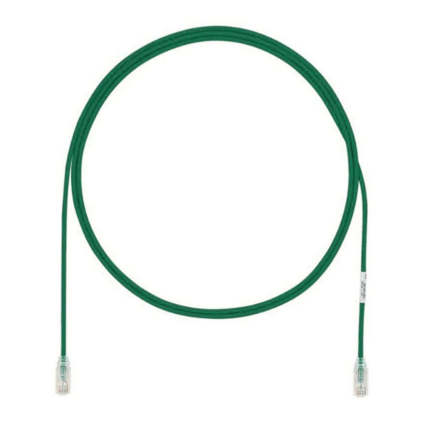 UTP28X1GR PATCH CORD UTP CAT6A 28AWG 1FT COLOR VERDE