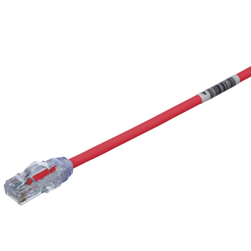 UTP28X3RD PATCH CORD UTP CM/LSZH CAT 6A 28AWG 3FT COLOR ROJO